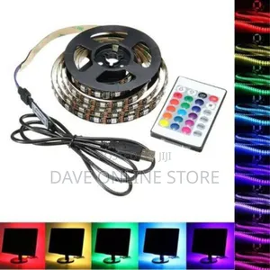 USB TV LED Strip Lights With Remote - RGB, Waterproof, 5V