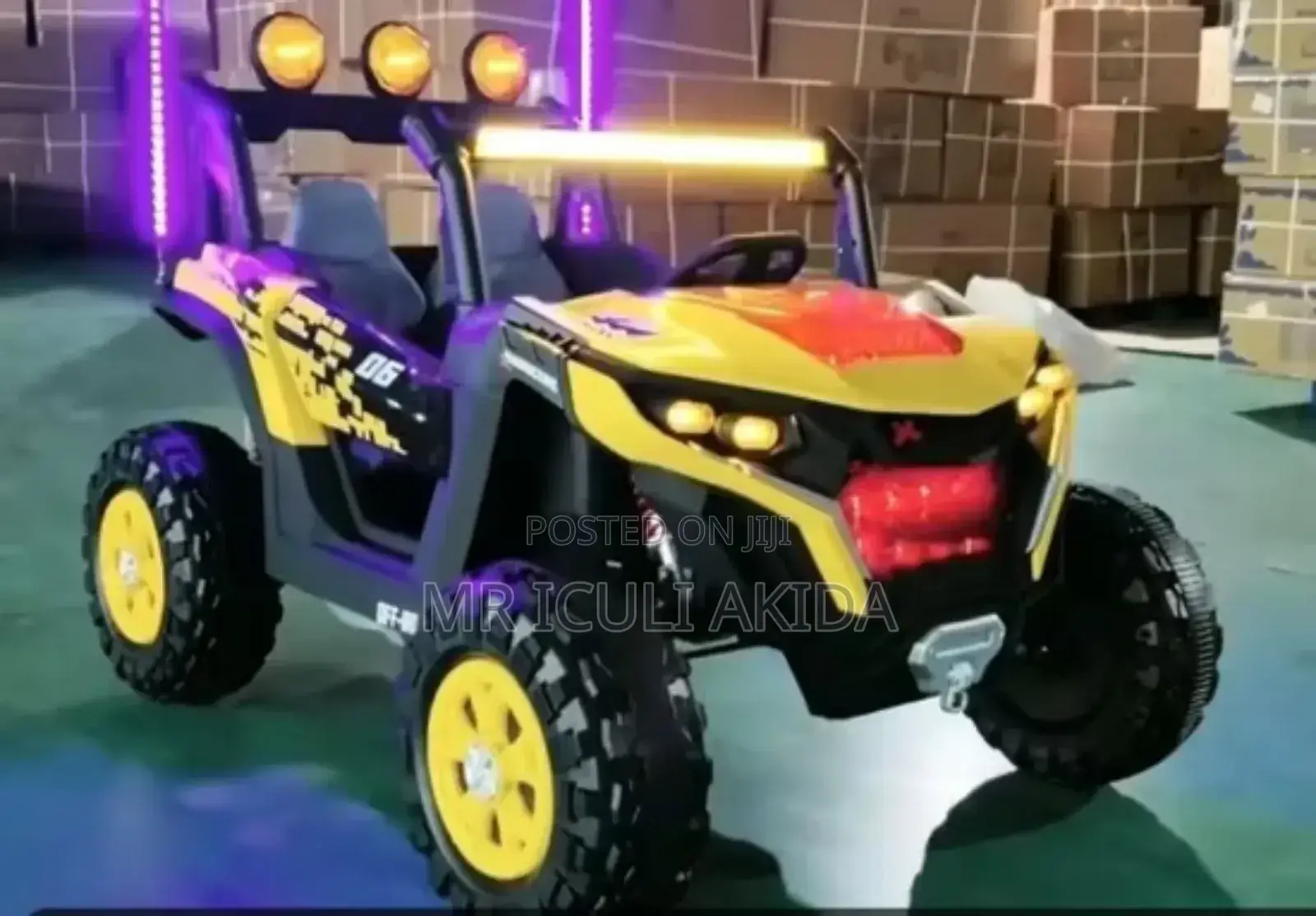 New Model Electric Rechargeable Kids Jeep Toy Car(5yrs+)