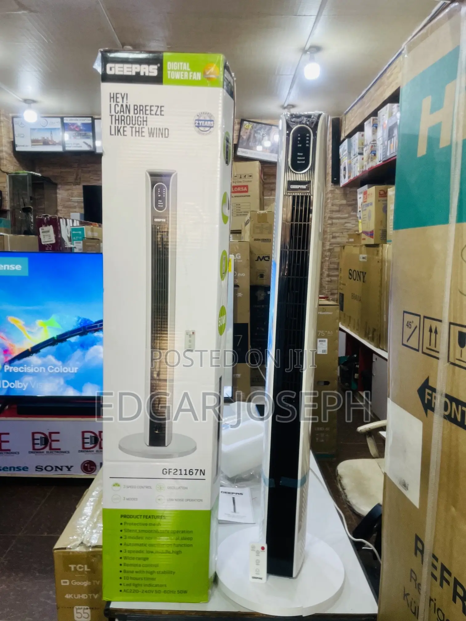 Geepas Digital Tower Fan