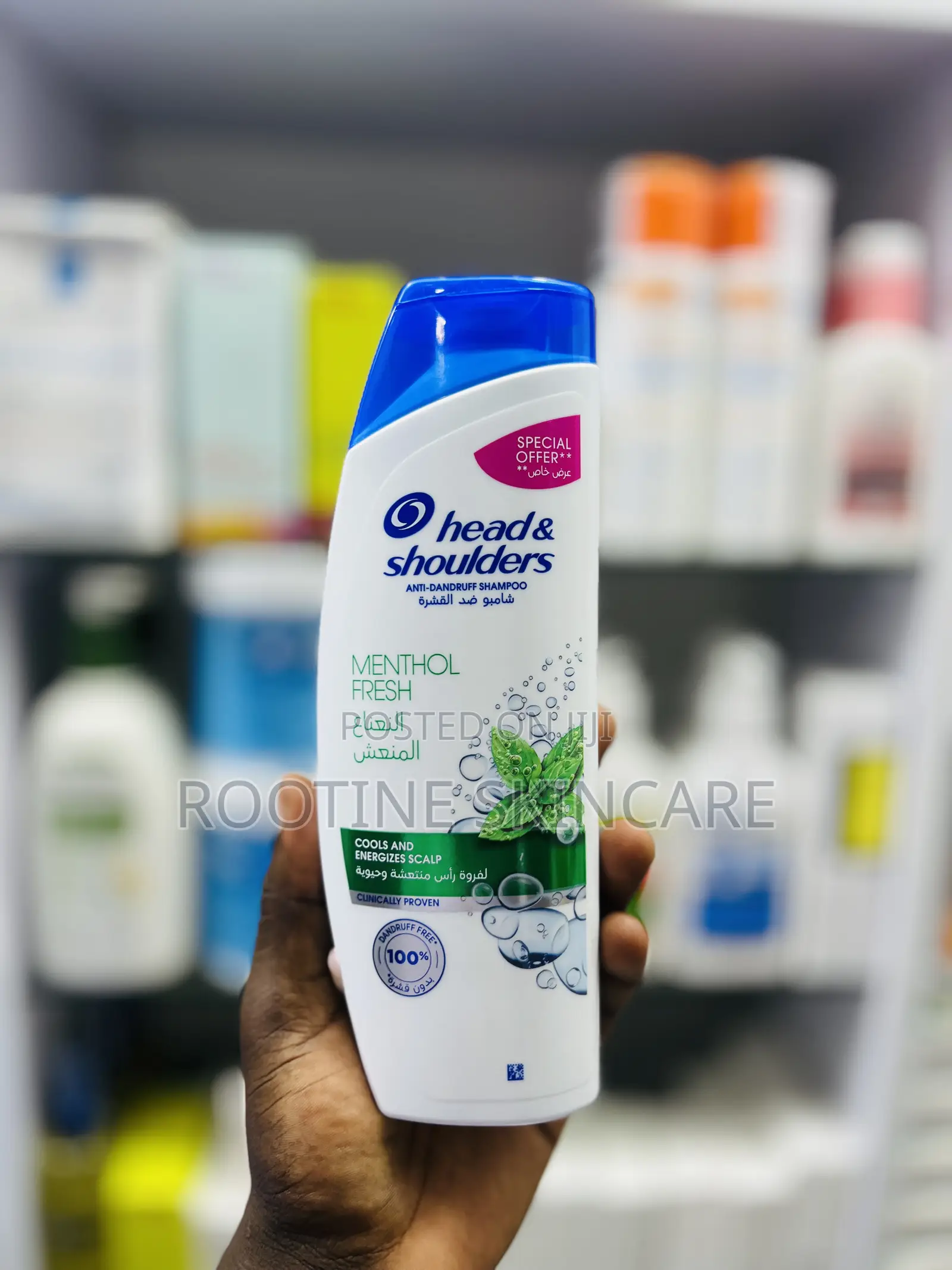 Head Shoulders Menthoyl Fresh Cool Energised Shampoo