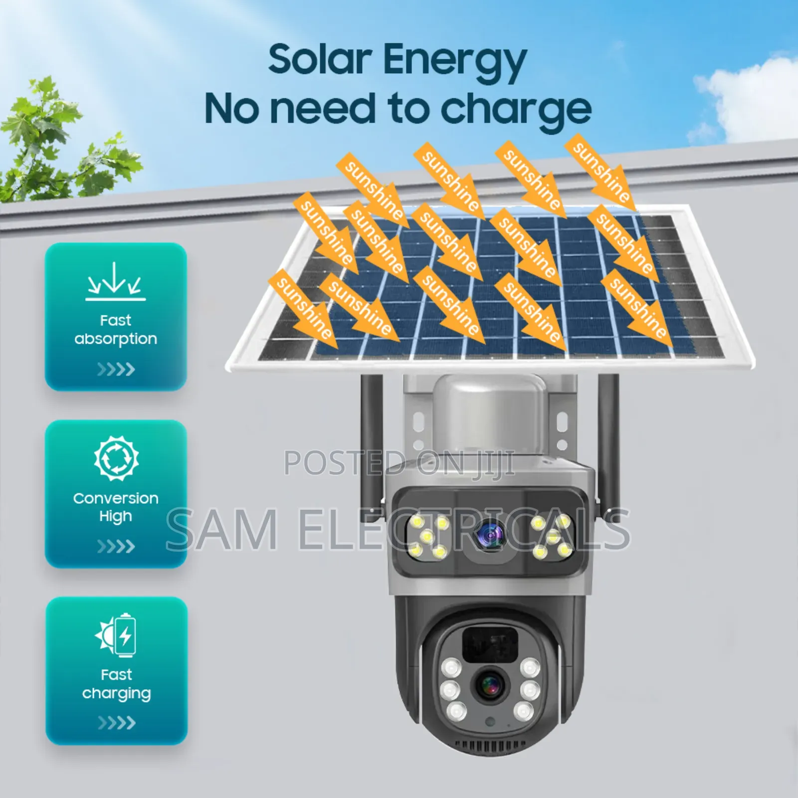 Solar 4G Dual Lens Camera