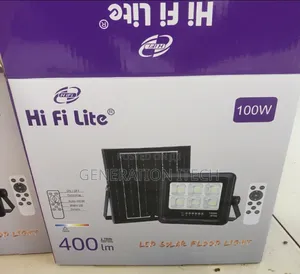 Hifi Solar Flood Light 100 Watts With Solar Panel