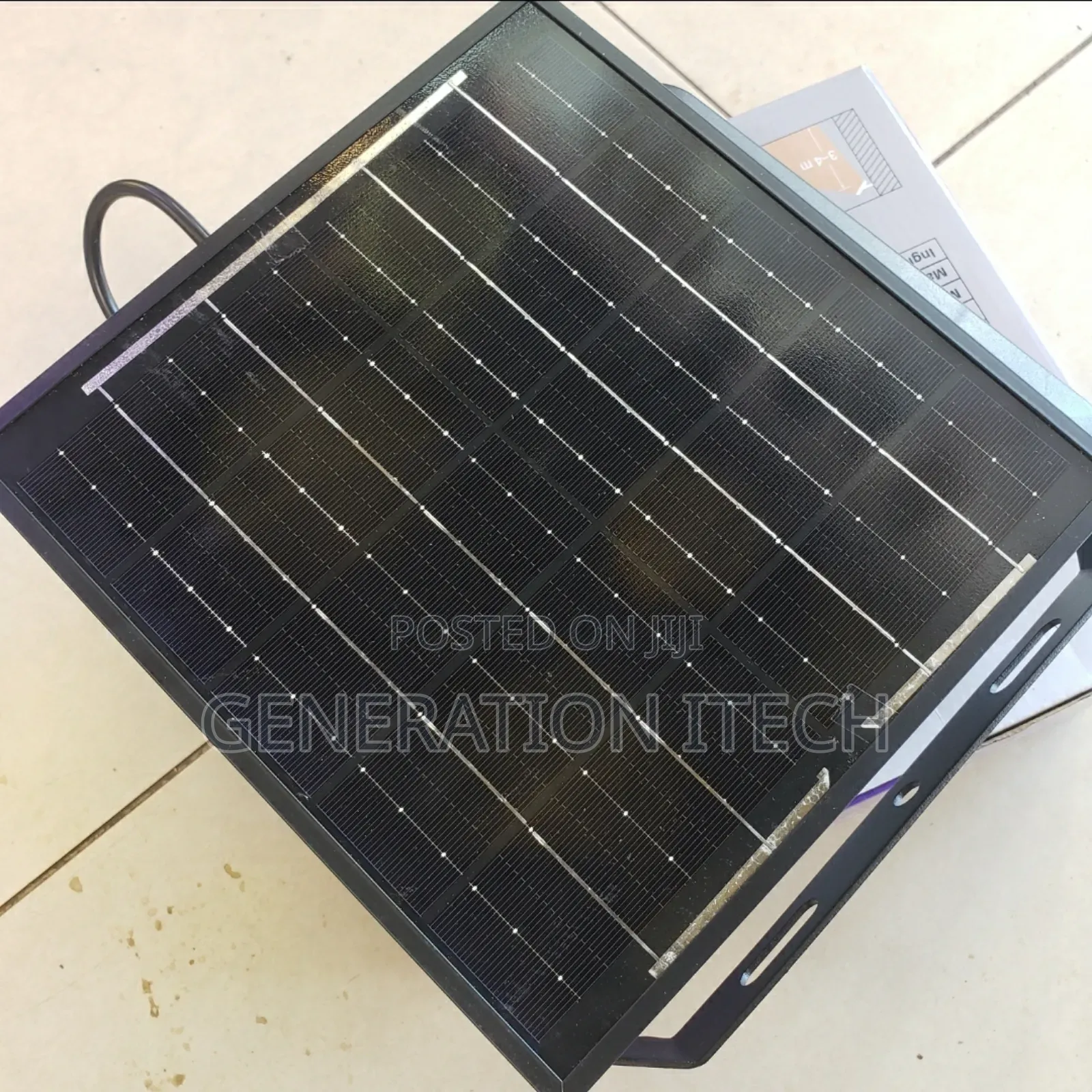 Hifi Solar Flood Light 100 Watts With Solar Panel