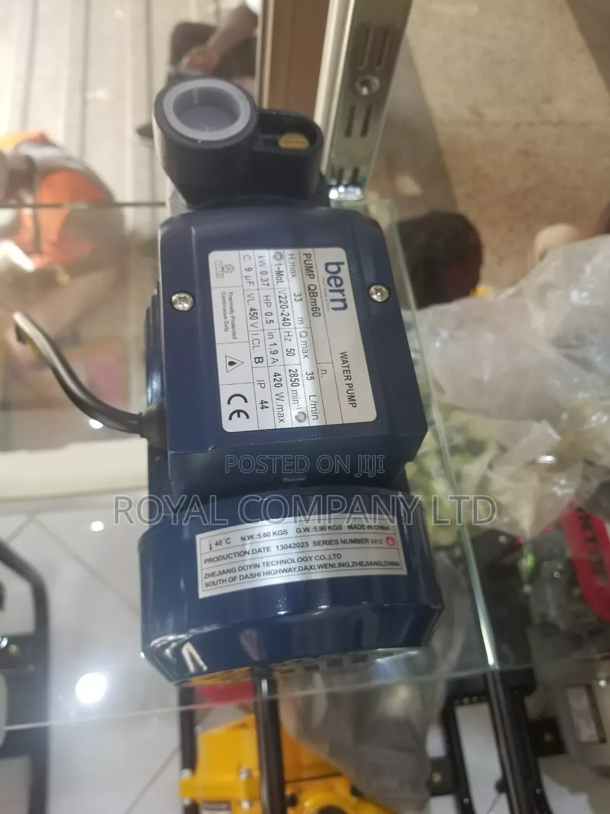 Surface Water Booster Pump 2000litres