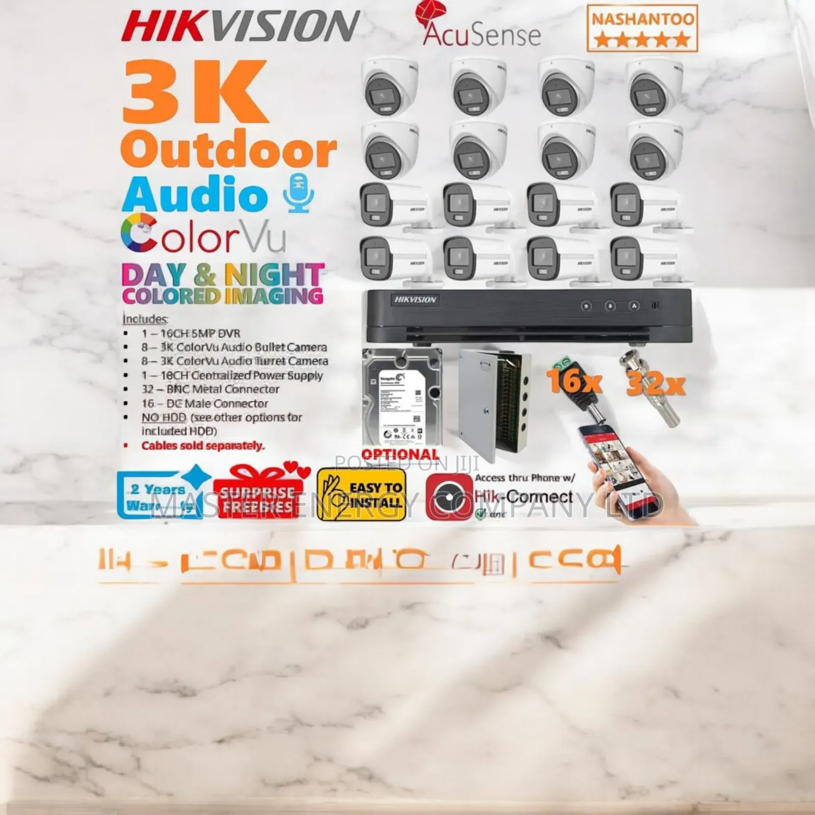 16 Channel 2mp CCTV Cameras Full Kit Cahut