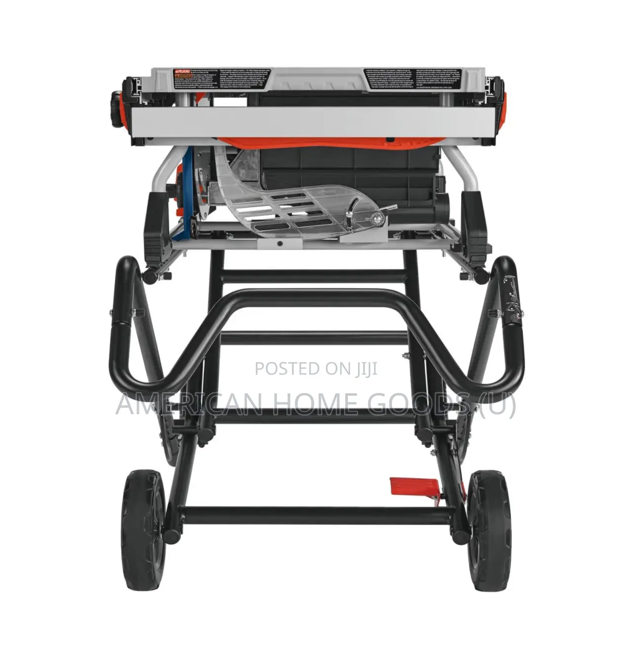 Bosch 10” Portable Jobsite Table Saw, Wheeled Stand, 4hp