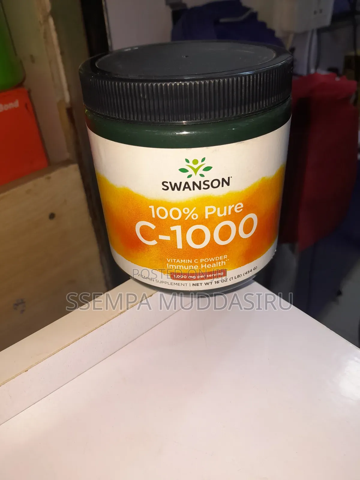 Swanson 100% Pure C-1000 Vit.C Immune Powder