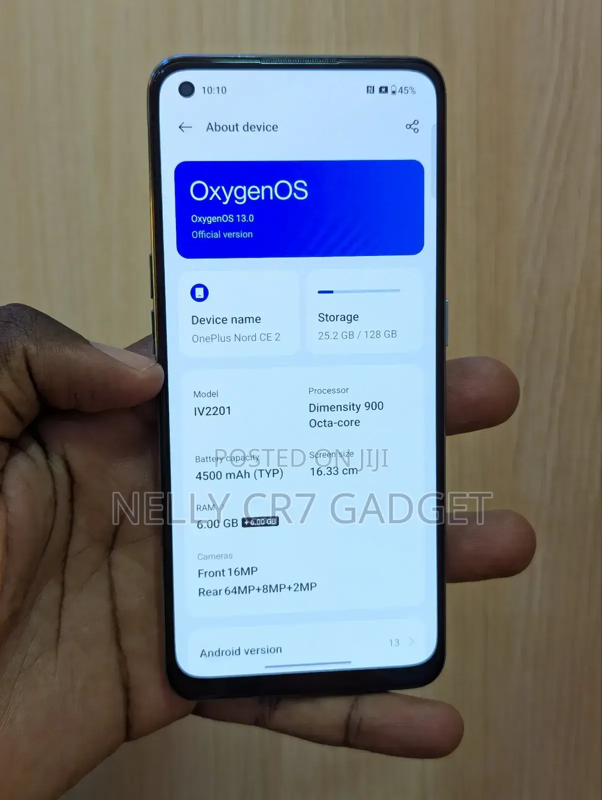 OnePlus Nord CE 2 5G 128 GB Blue