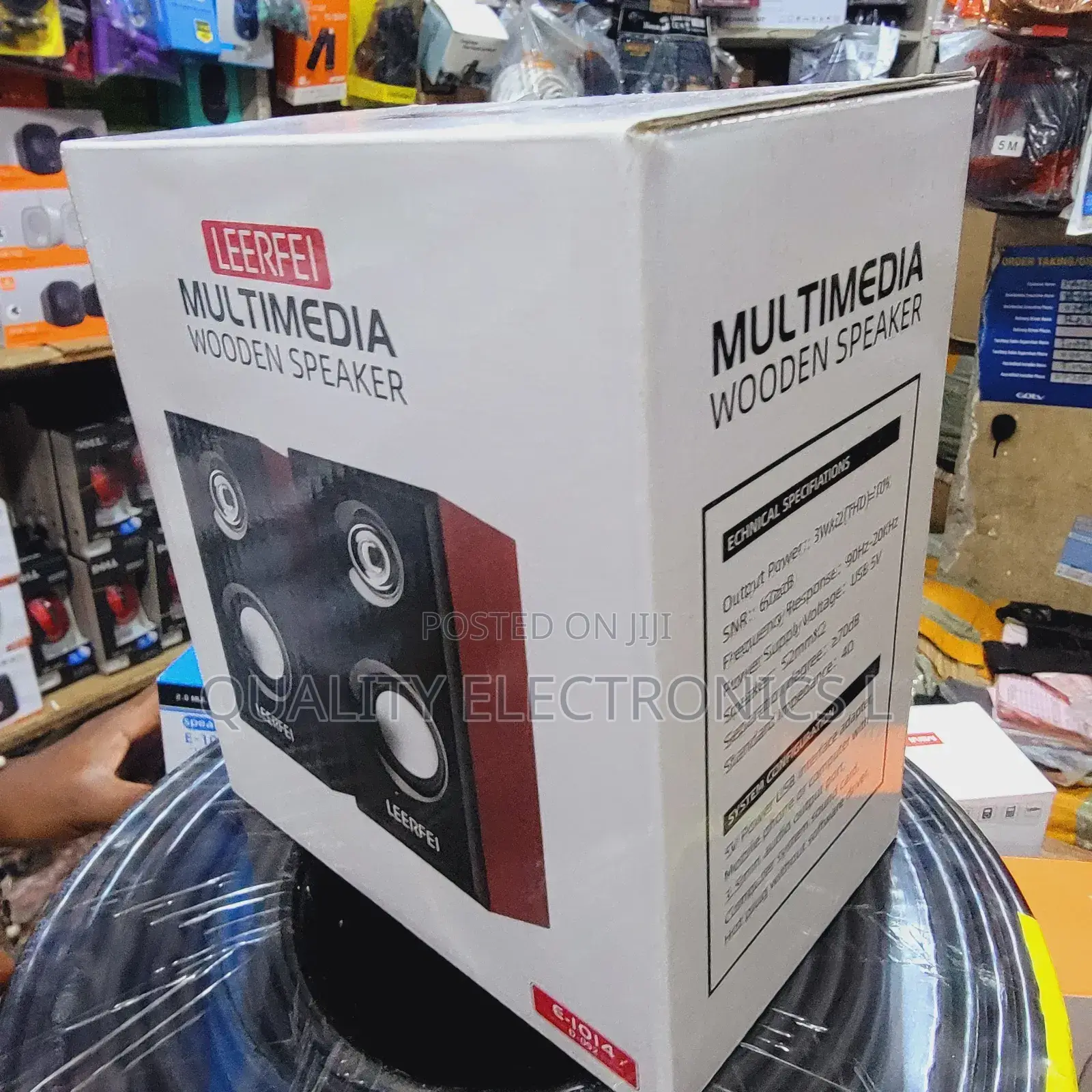 Leerfei 2.1 Multimedia Wooden Speakers