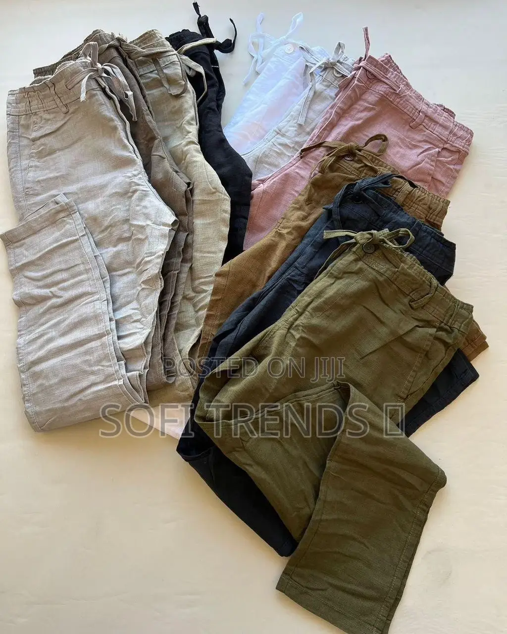 Gents Quality Linen Trousers