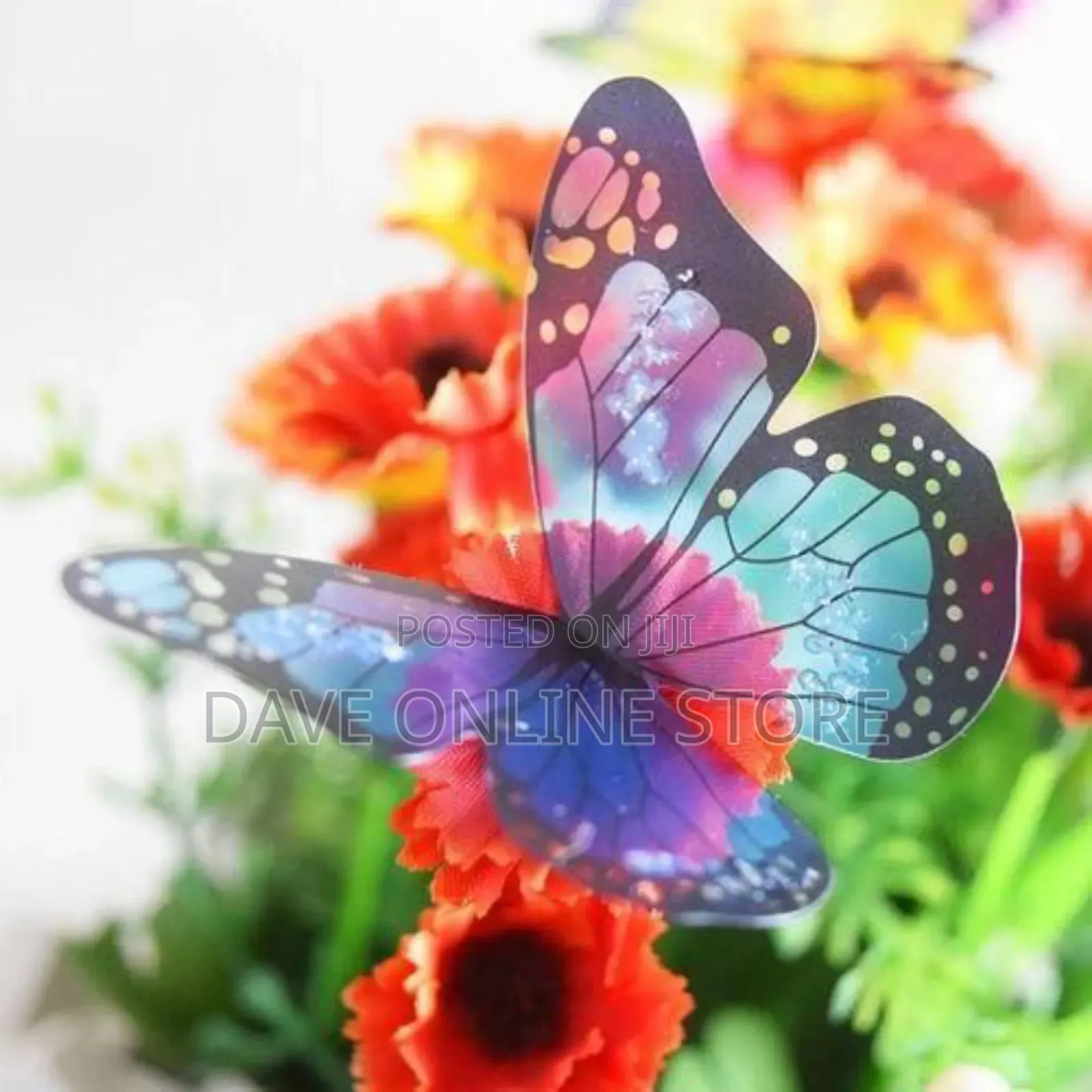 18pcs of Butterfly Wall Stickers - Multiple Colors