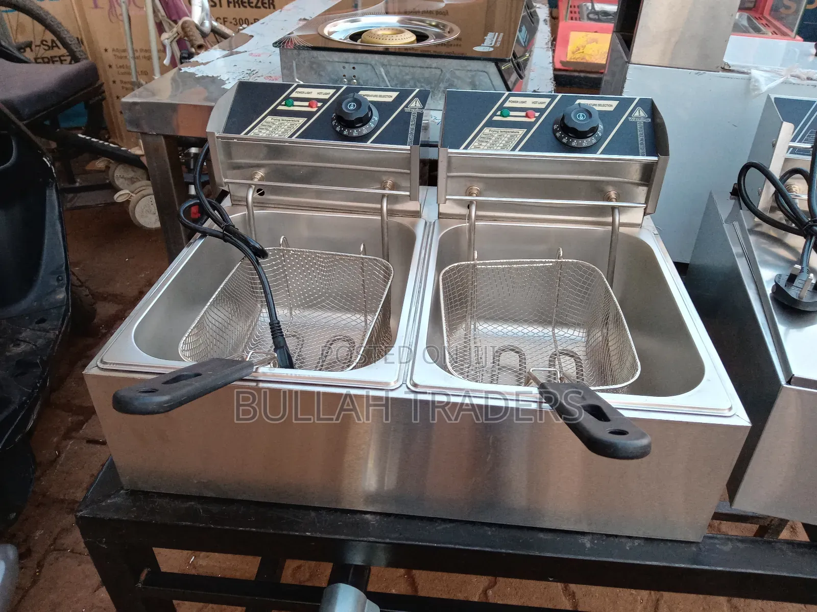 Deep Fryers for Chips, Chicken and Others Double 12L