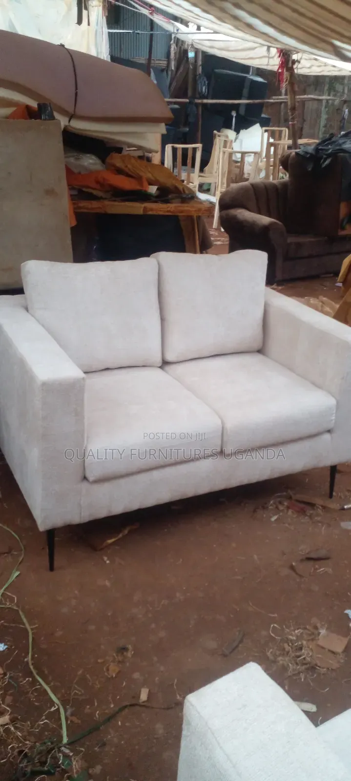 2 Sitter Sofa With Fibre Pillows