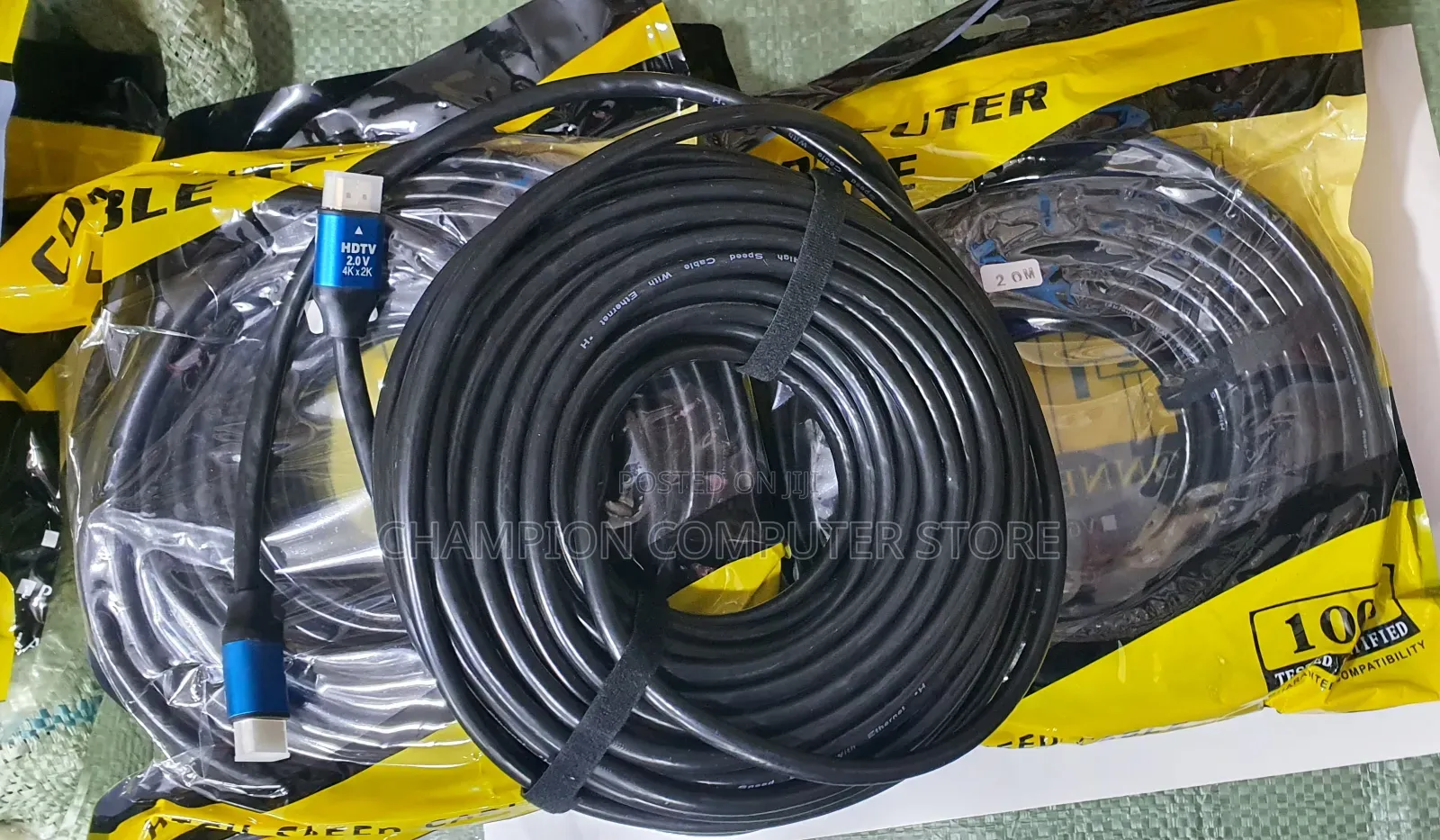 20m Meter Hdmi Cable High-Speed 3d 2.0 Supported