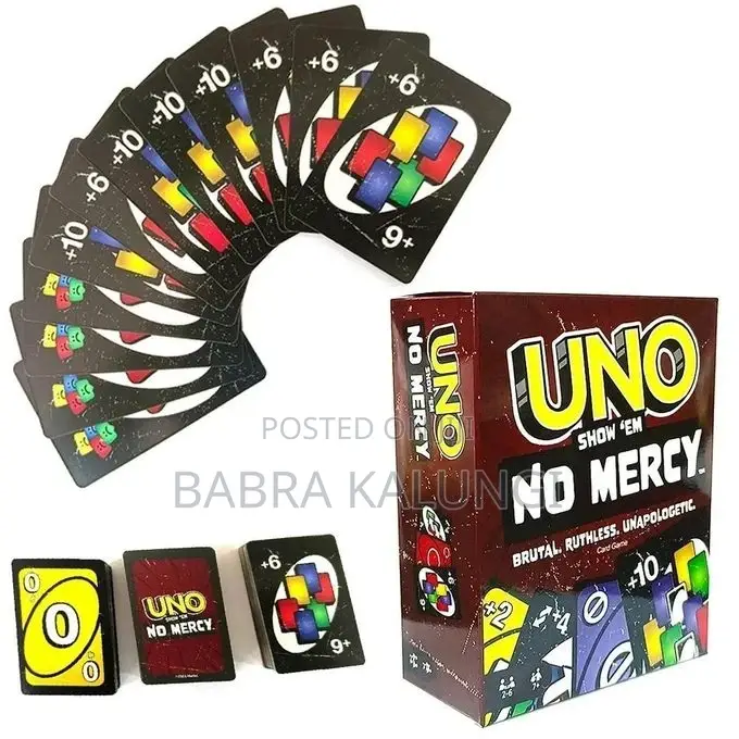 Uno No Mercy Game Board Games UNO Cards
