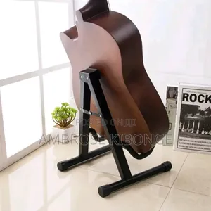 Guitar Support Durable Metallic Duty Adjustable Guitar Stand