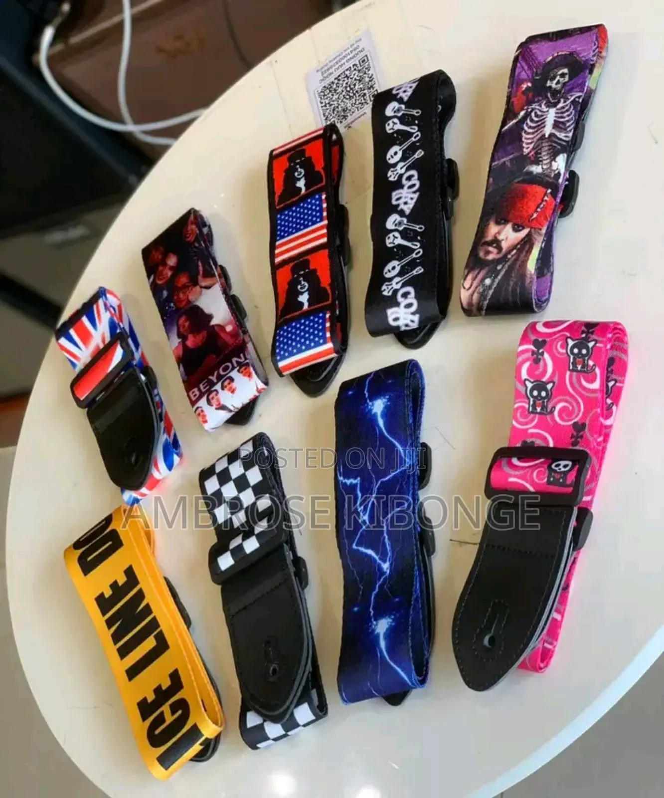 Durable Quality Adjustable Strong Nylon Guitar Strap/Belts.