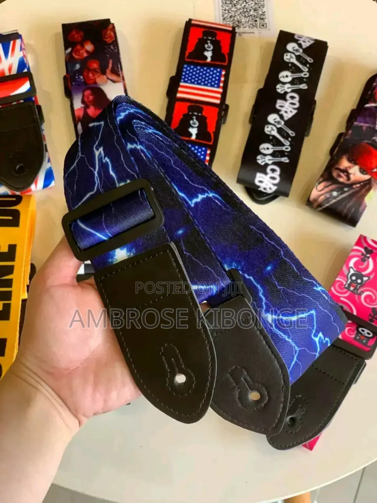 Durable Quality Adjustable Strong Nylon Guitar Strap/Belts.