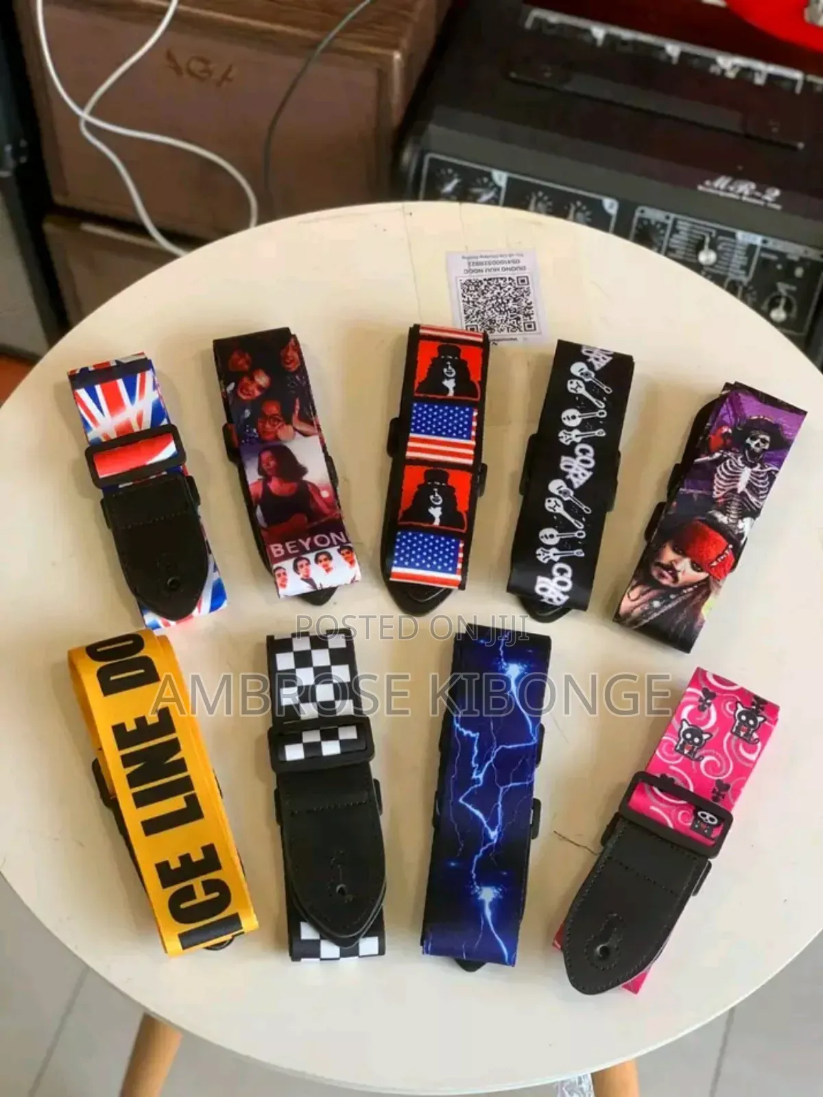 Durable Quality Adjustable Strong Nylon Guitar Strap/Belts.