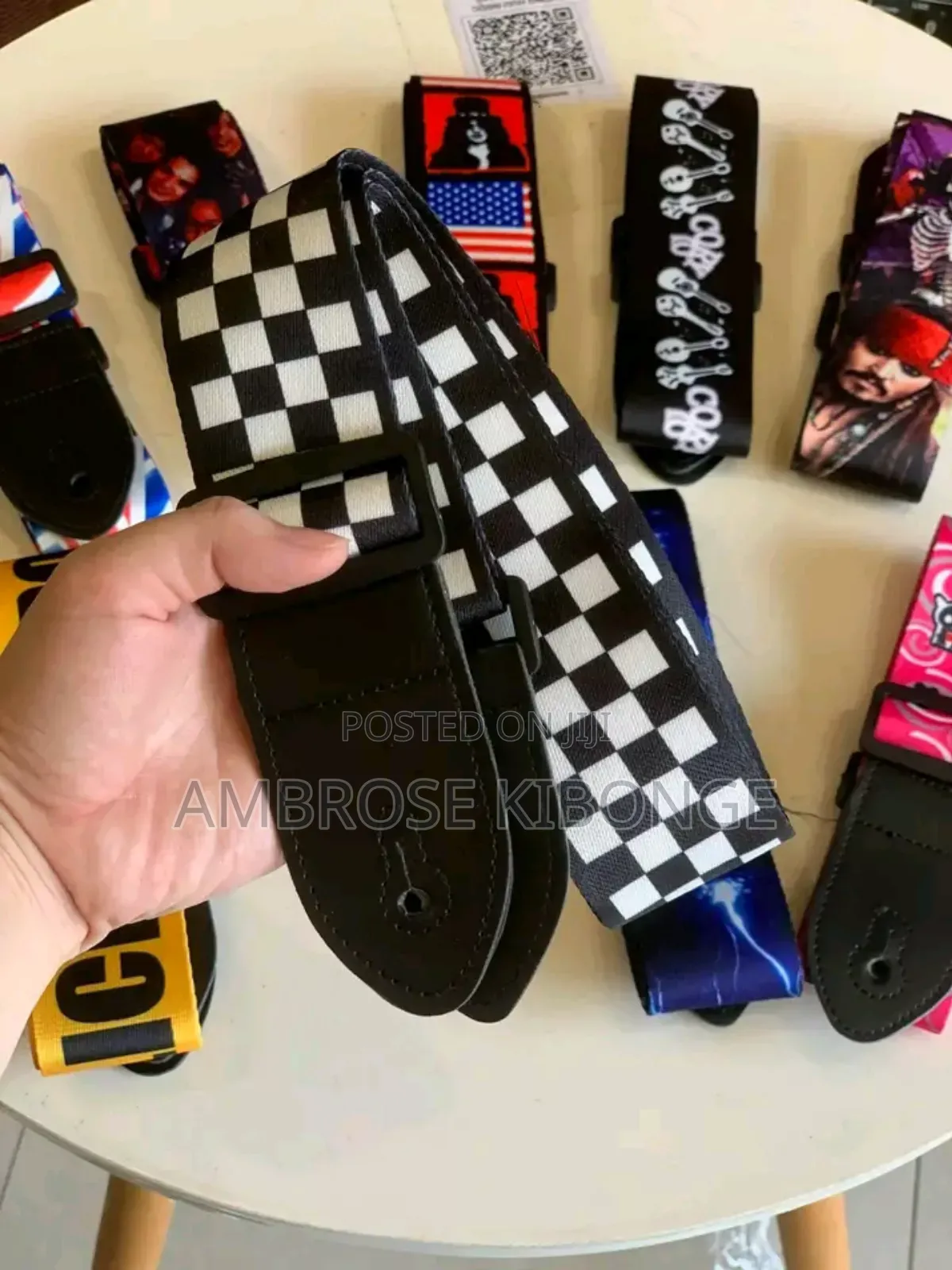 Durable Quality Adjustable Strong Nylon Guitar Strap/Belts.
