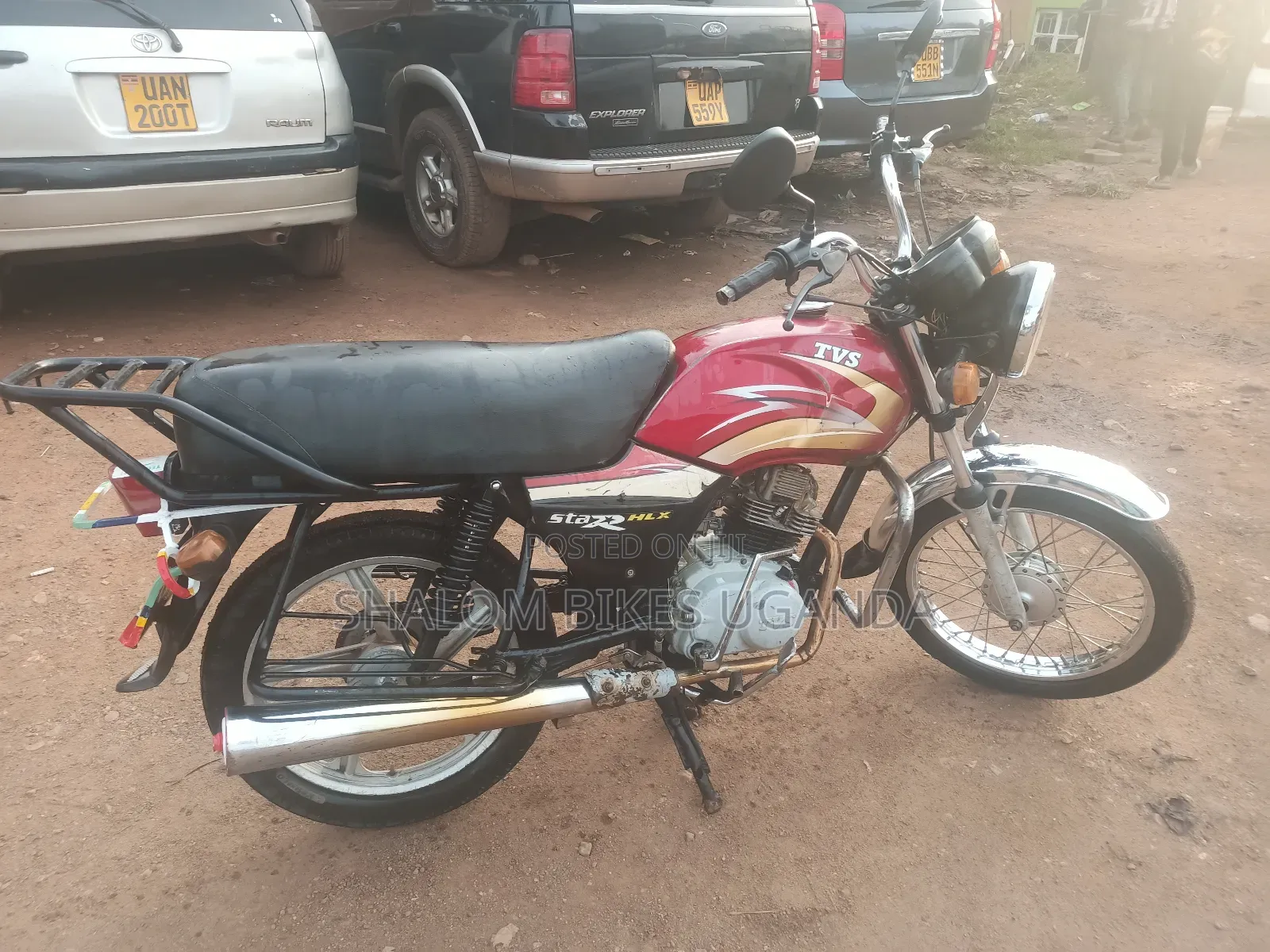 TVS XL 100 2017 Red