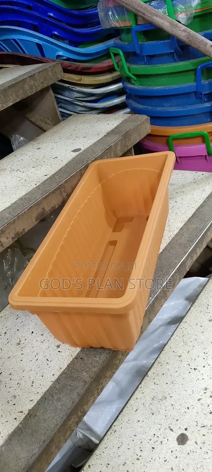 Rectangular Plastic Flower Pots