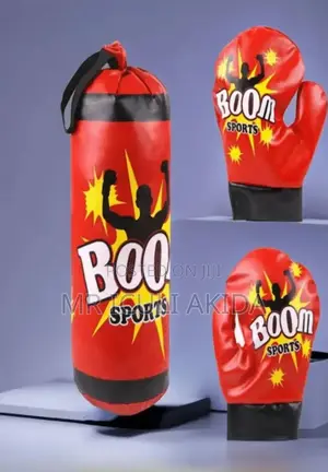 Kids Workout Boxing Training Sand Bag Combat With 2gloves