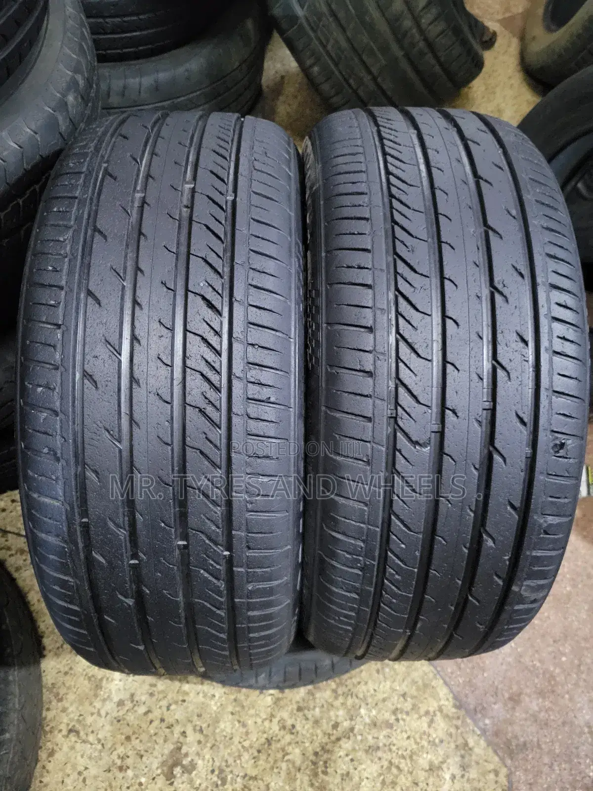 225 45 R18 Davanti Tires Used but Still Gd Tires.