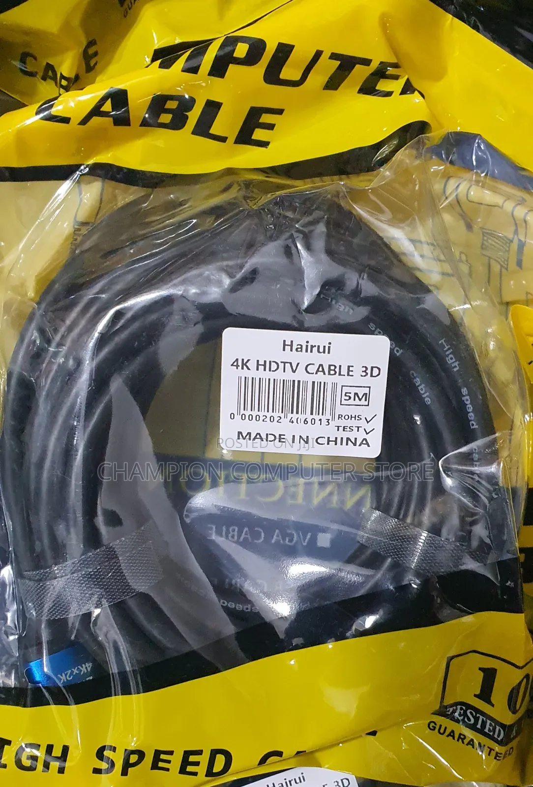 5m Metre Hdmi Cable 3d/Hd High-Speed Hdmi 2.0 Support