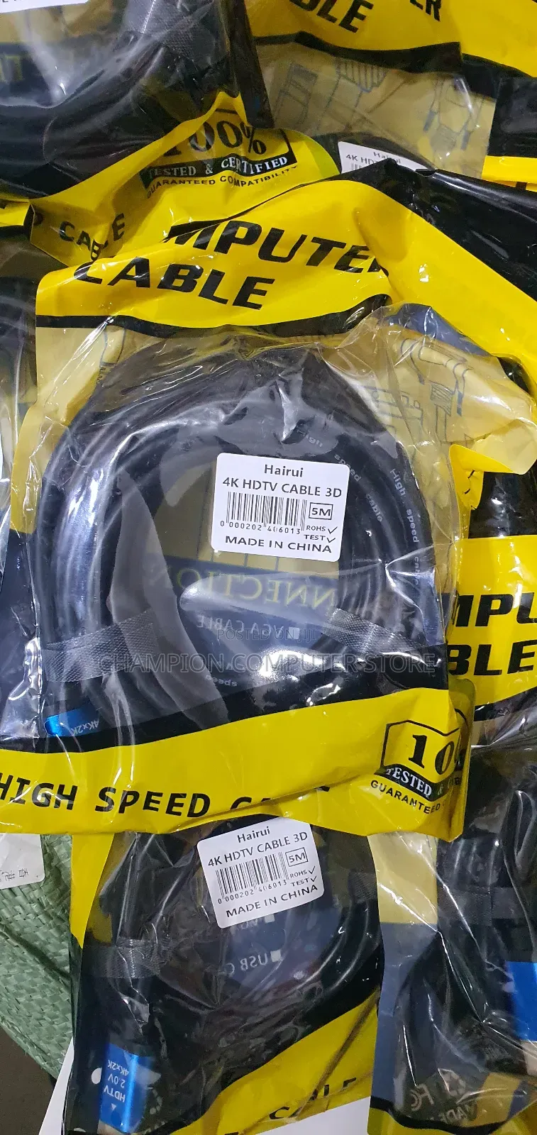 5m Metre Hdmi Cable 3d/Hd High-Speed Hdmi 2.0 Support