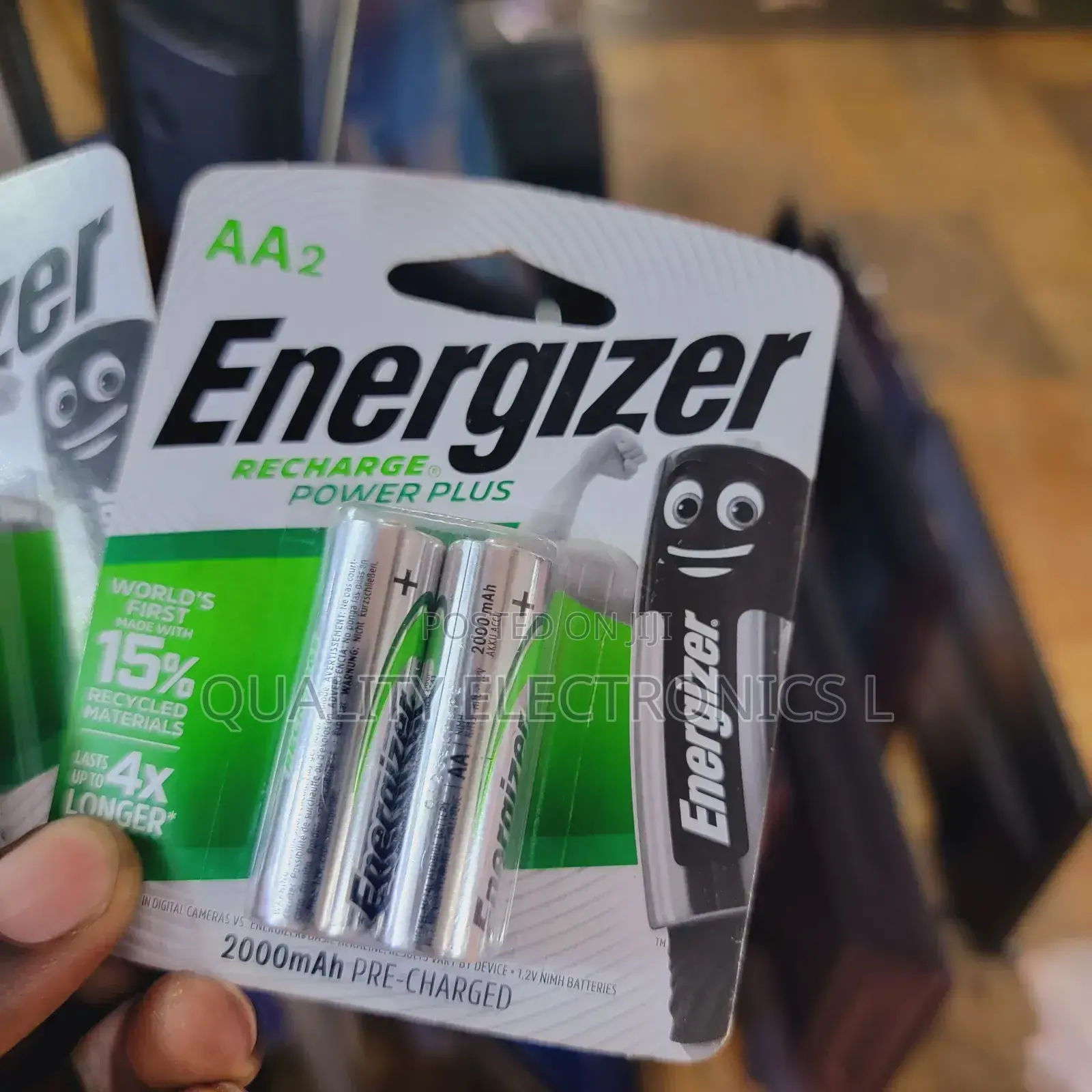Energizer Original AA Rechargeable Batteries