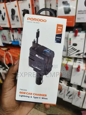 Porodo 66W Car Charger