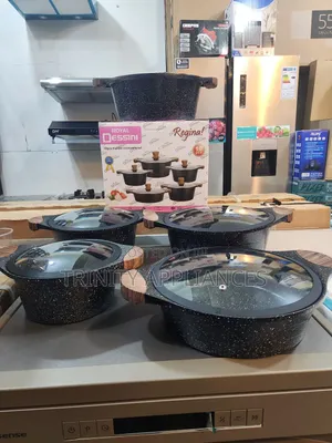 Royal Dessini 10pcs Marble Cookware/Saucepan/ Dishes Set