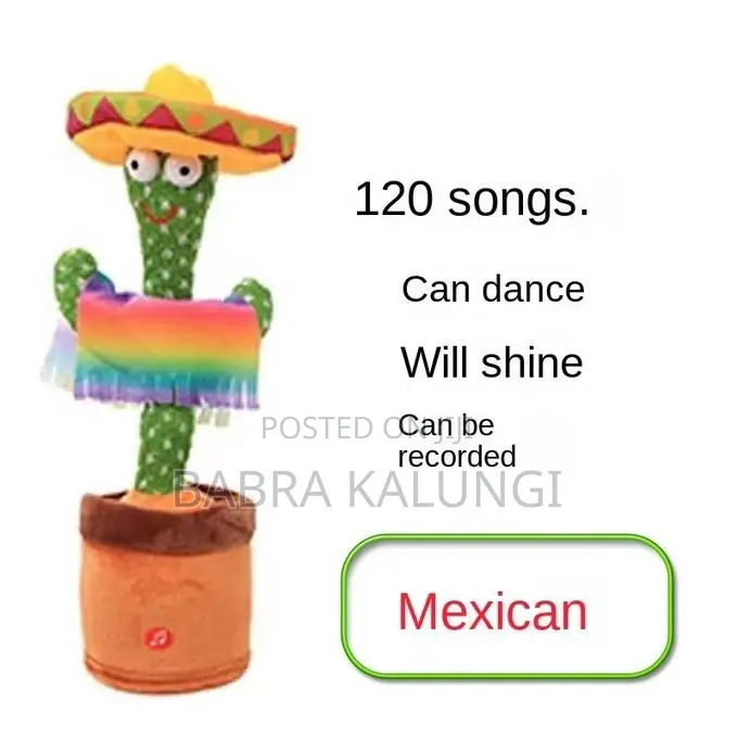 Cactus Toys Singing Dancing Talking Voice Toys Plush