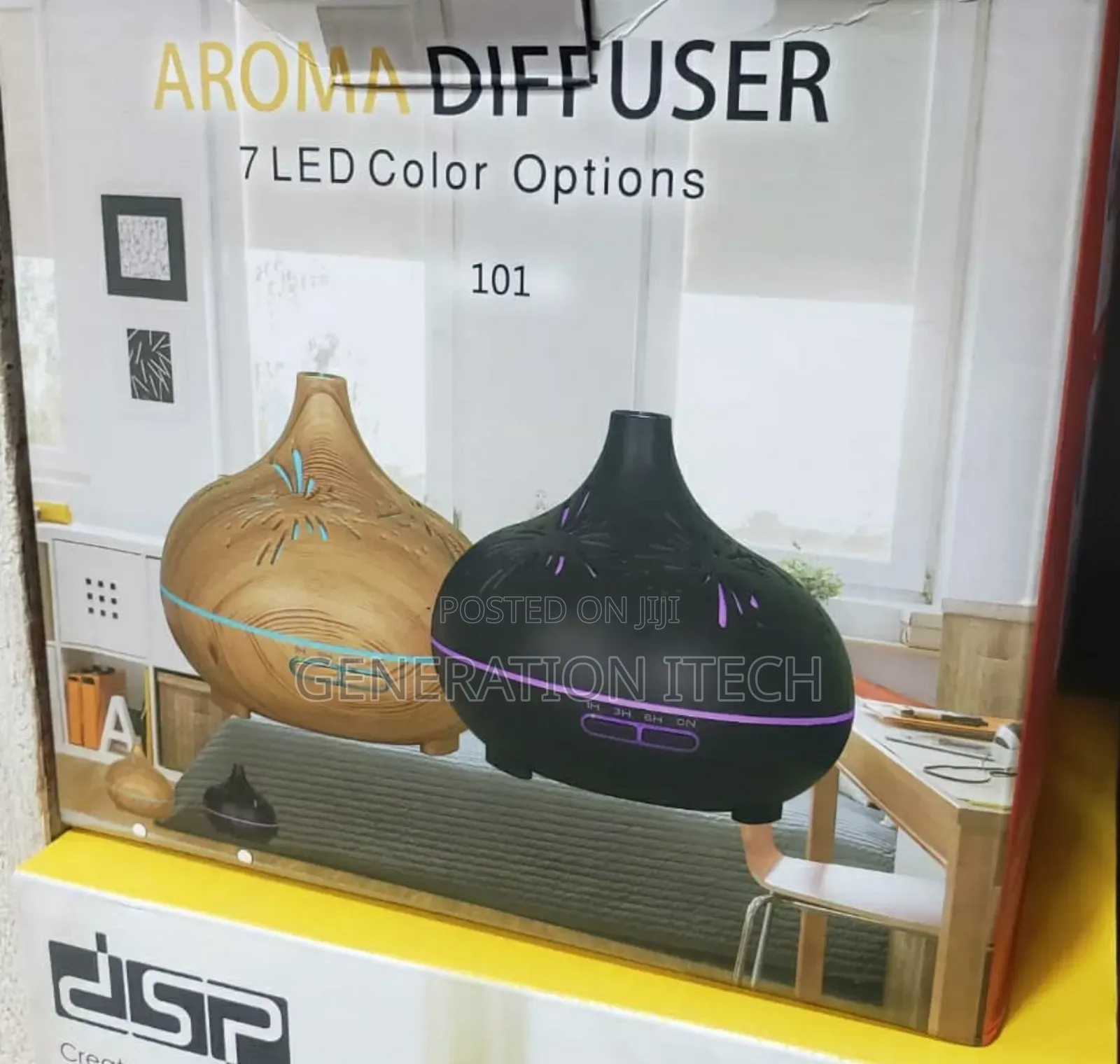 Ultra Sonic Aroma Diffuser With 7 Led Colours