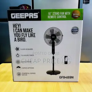 Geepas 16inch Standfan With Remote Control Gf9489n
