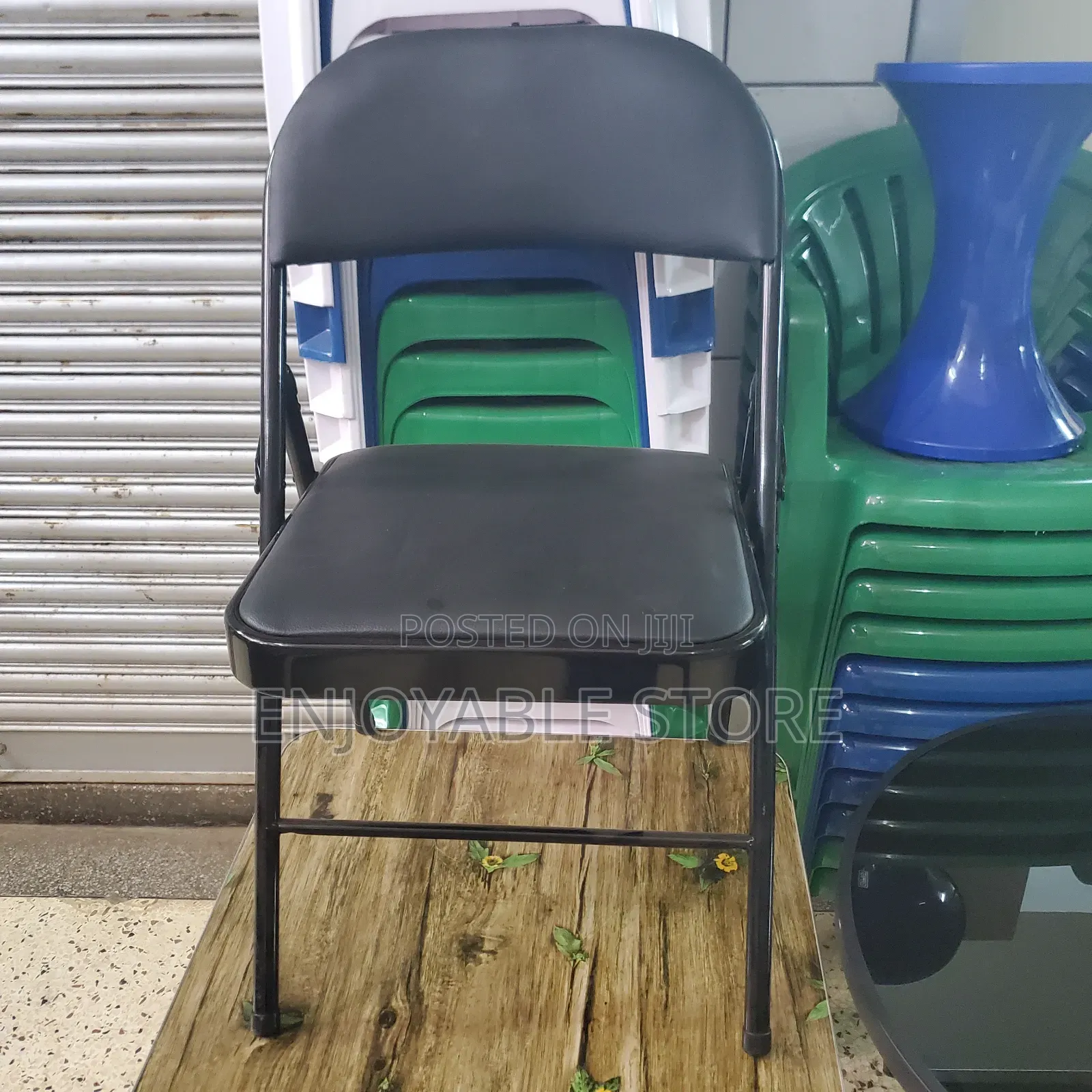 Leather Foldable Chair Brand New