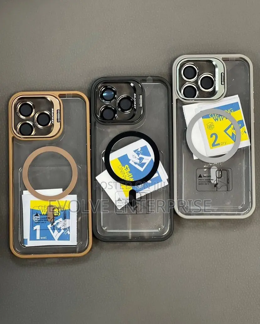 Lens Protection Stand Phone Case for iPhone 15 Pro Max