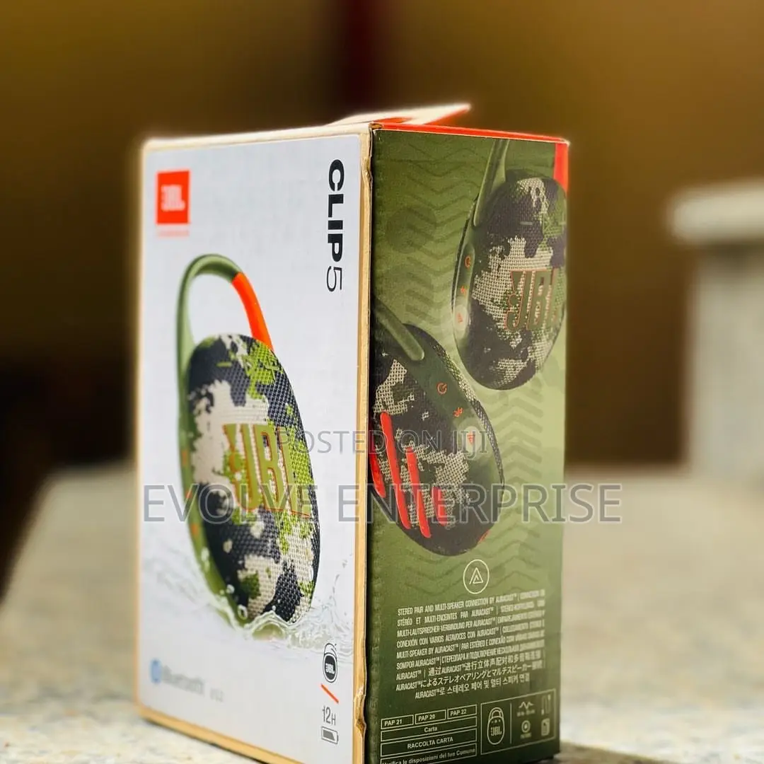Original JBL CLIP 5 Wireless Bluetooth Portable Speaker