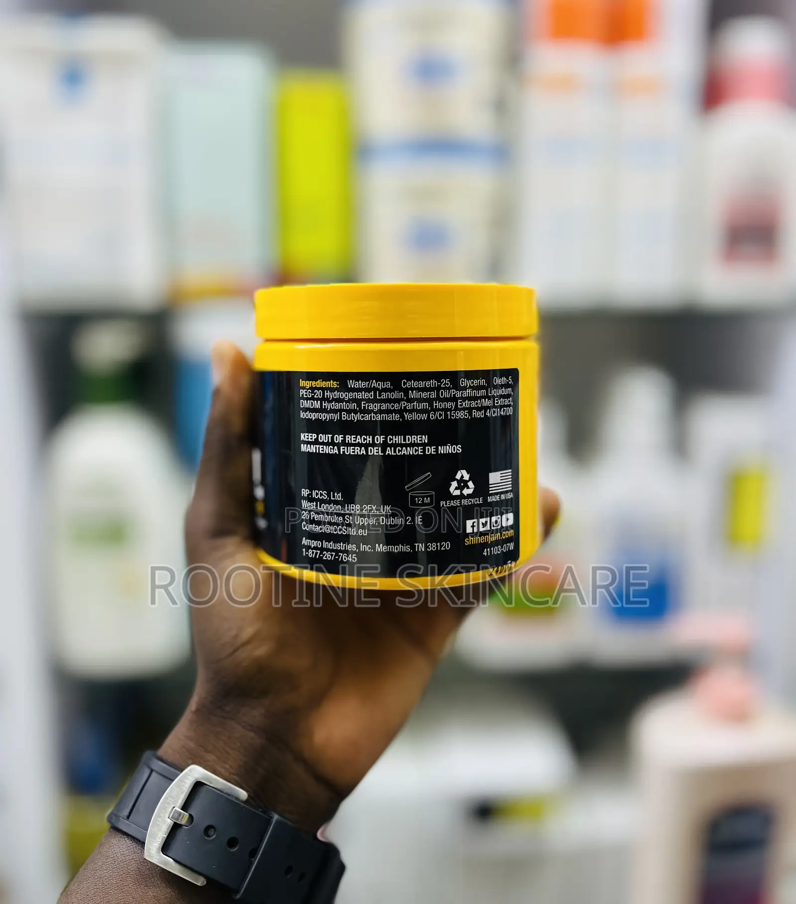 Shine N Jam Hair Conditioning Extra Holding Gel 454g