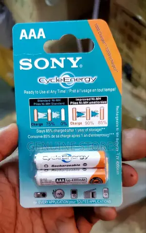 Sony Tripple AAA Rechargeable Batteries