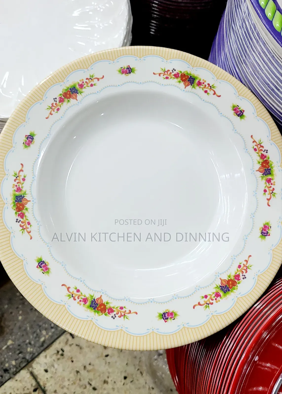 Dinner Plate Melamine Set of 12pcs