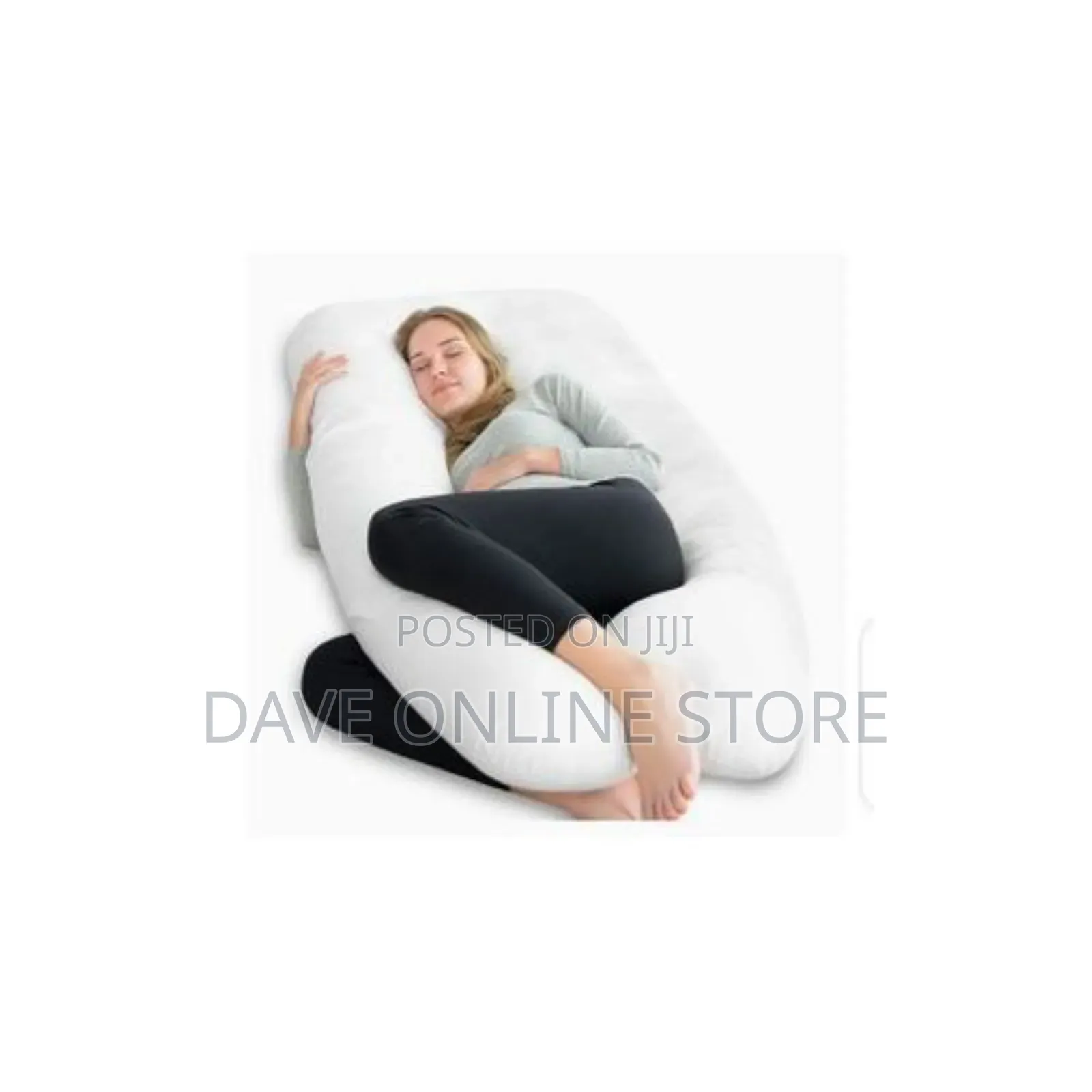 Pregnancy / Maternity Pillow Full Body, White