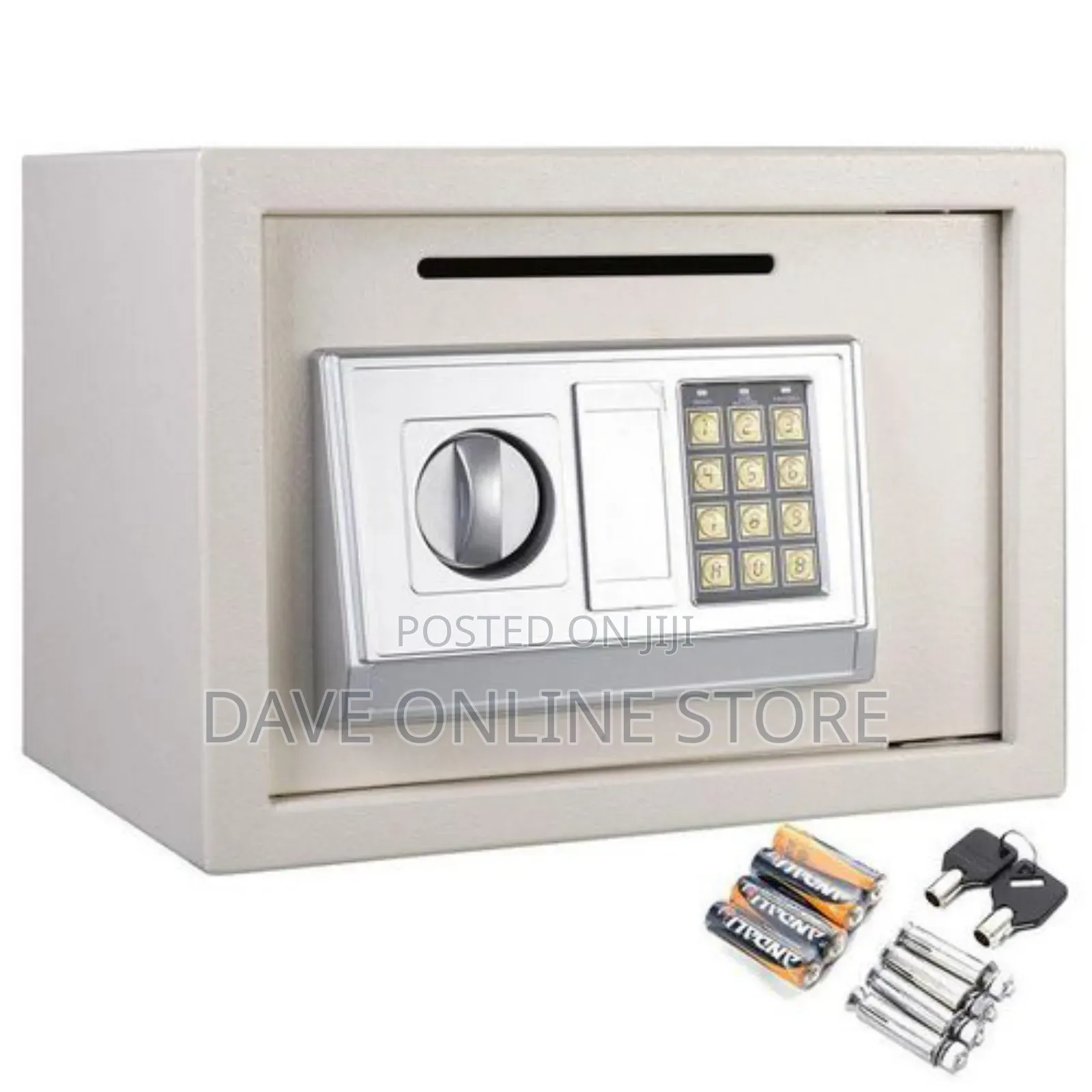 Universal Digital Security Box - Compact Steel Lock Box