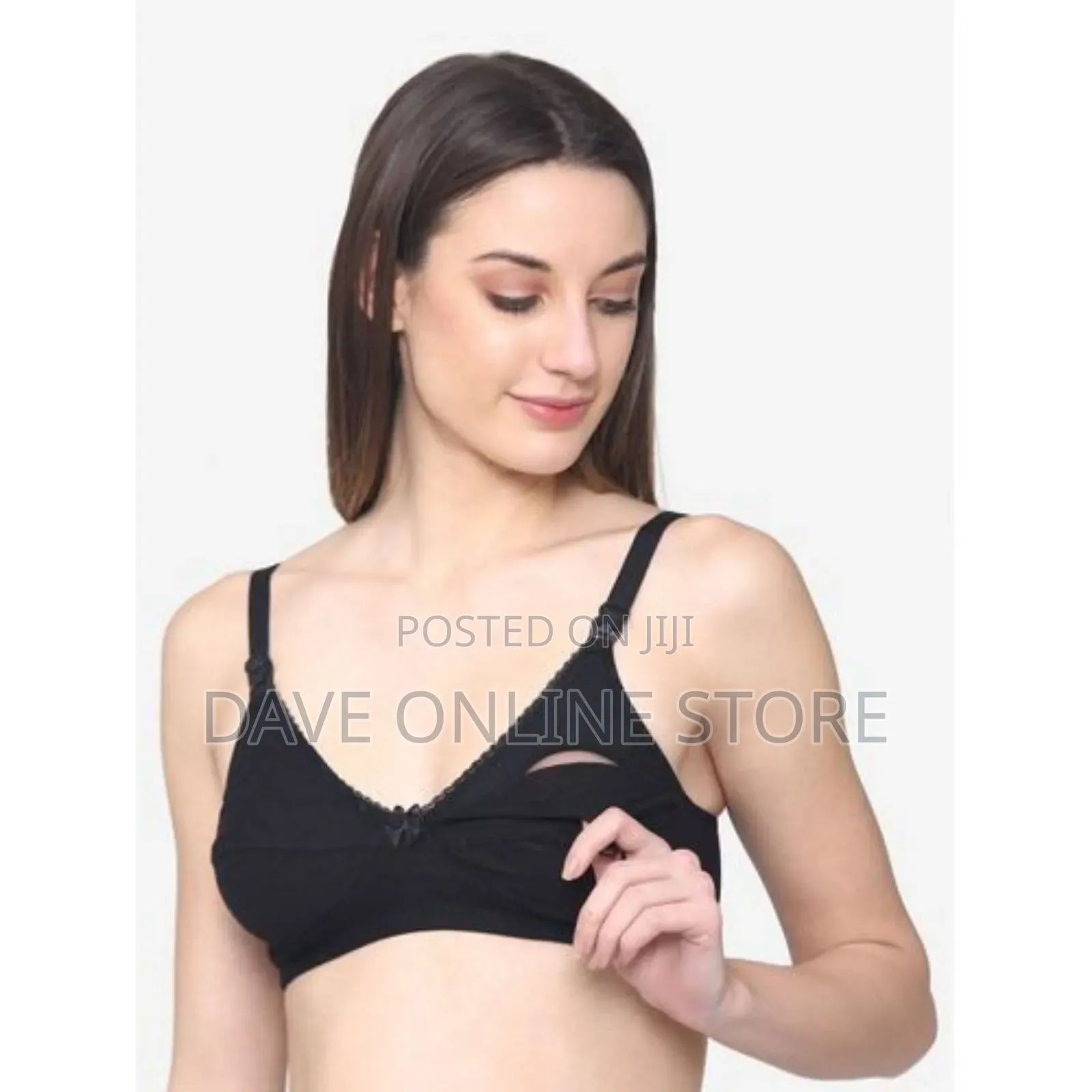 Capri Breastfeeding/ Nursing Bra, Black
