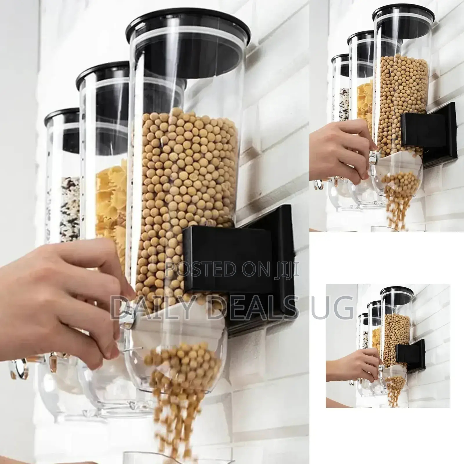 3 PCS Food Mounted Dispenser