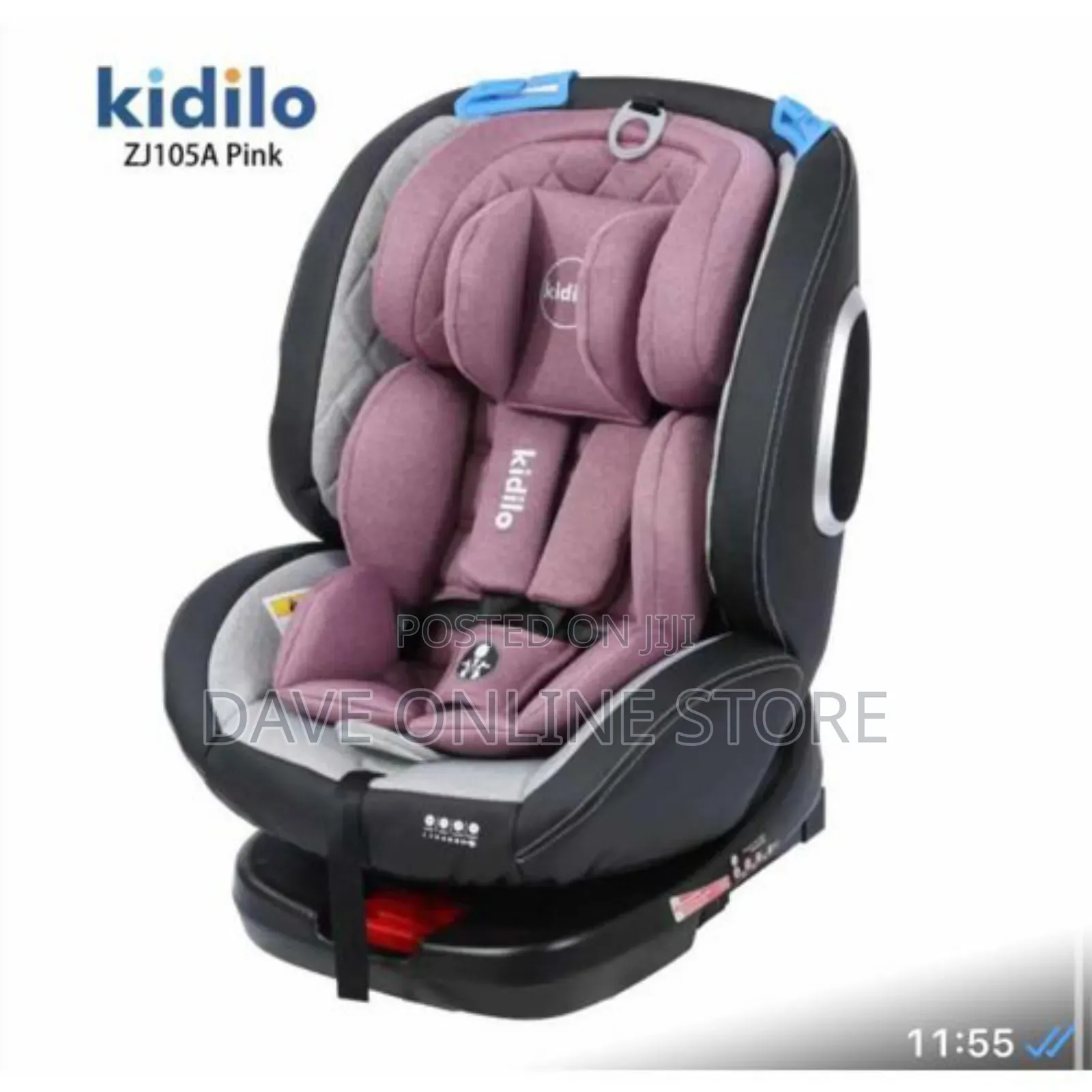 Baby Confortable 360 Degrees Rotating Car Seat With Isofix