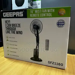 Geepas 16" Mist Fan With Remote Control Gf21160