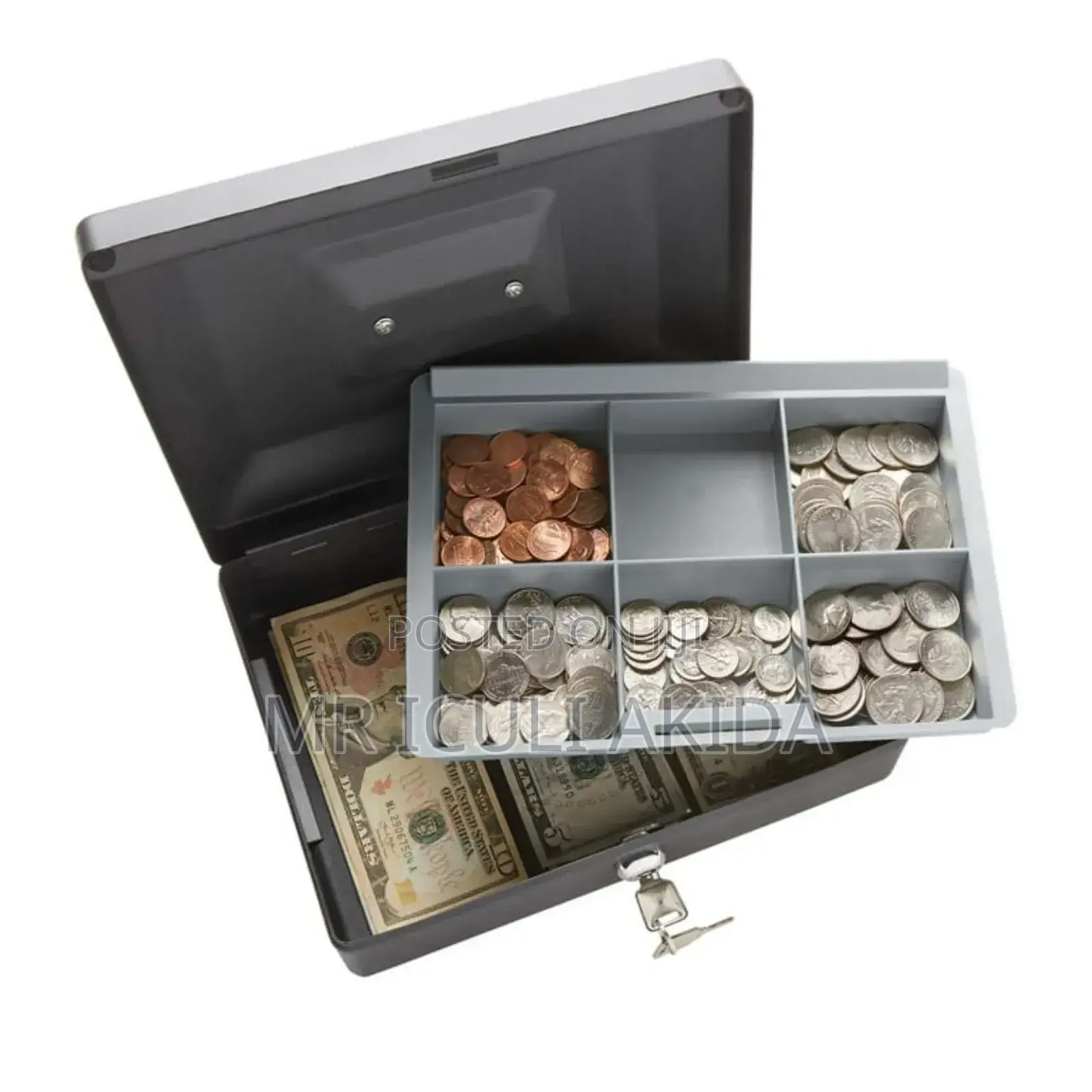 Pen + Gear Cash Box With Removable Cash Tray