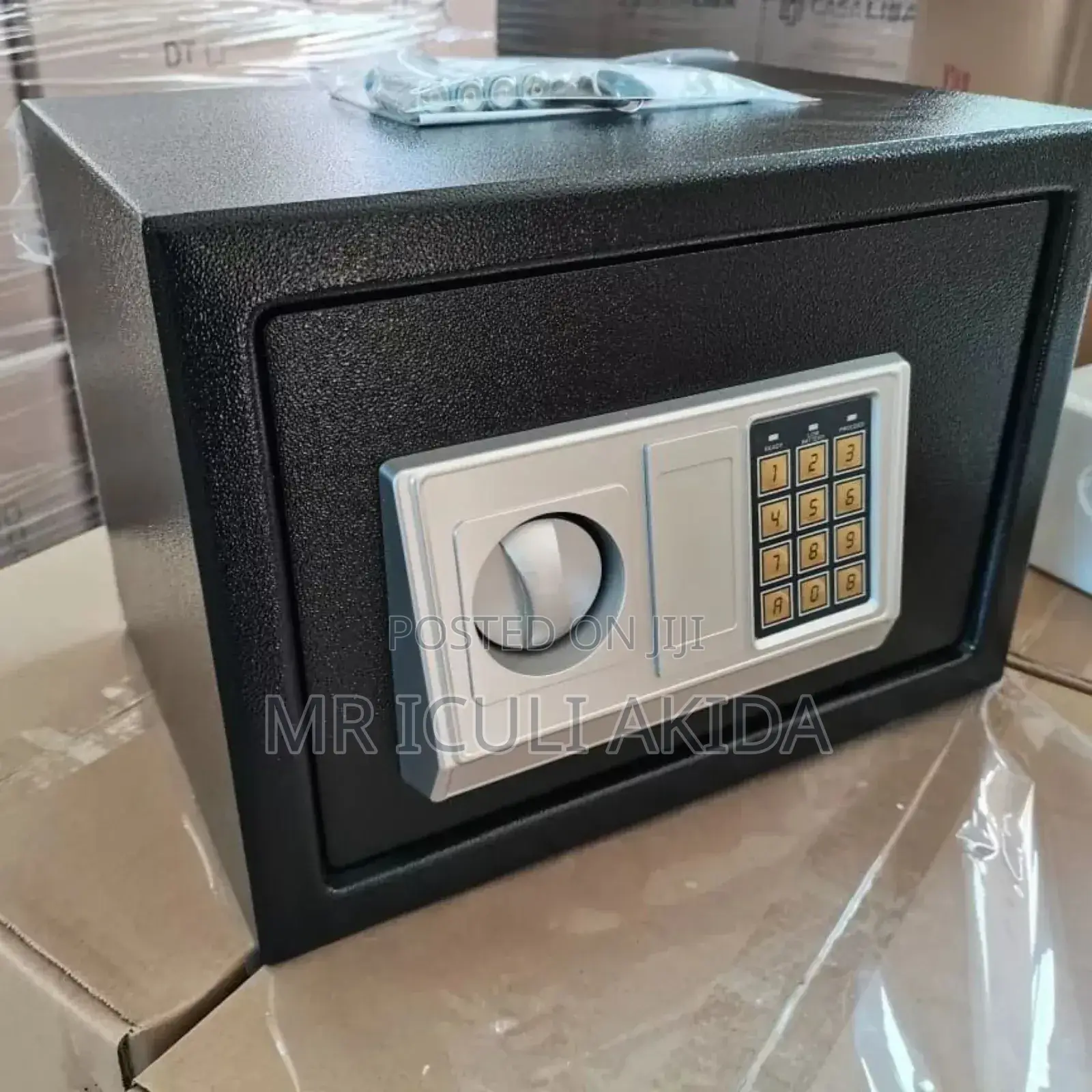 Steel Frme Hotel,Ofice Dual Electronic Key Passcode Safe Box